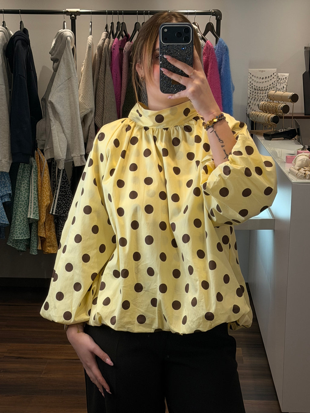 Blouse "ELINA" à pois