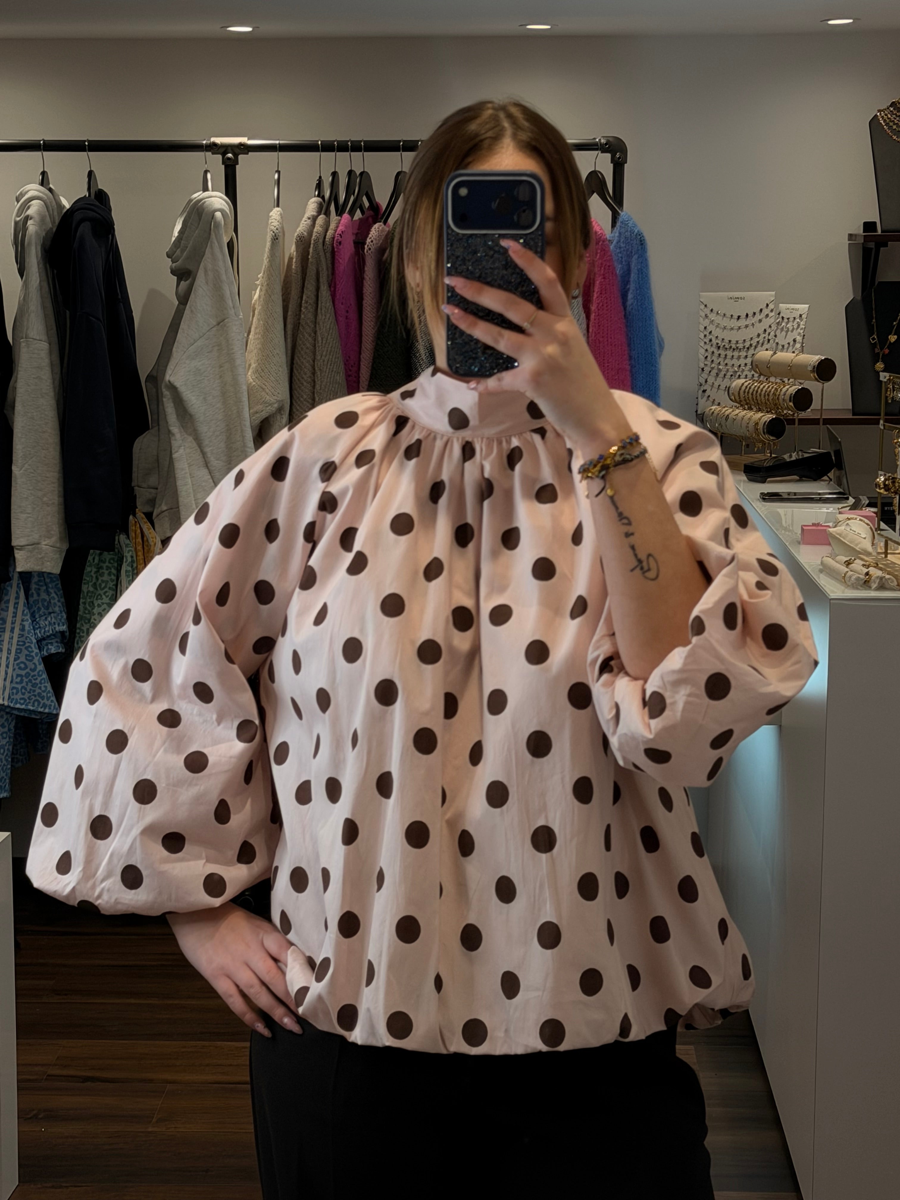 Blouse "ELINA" à pois