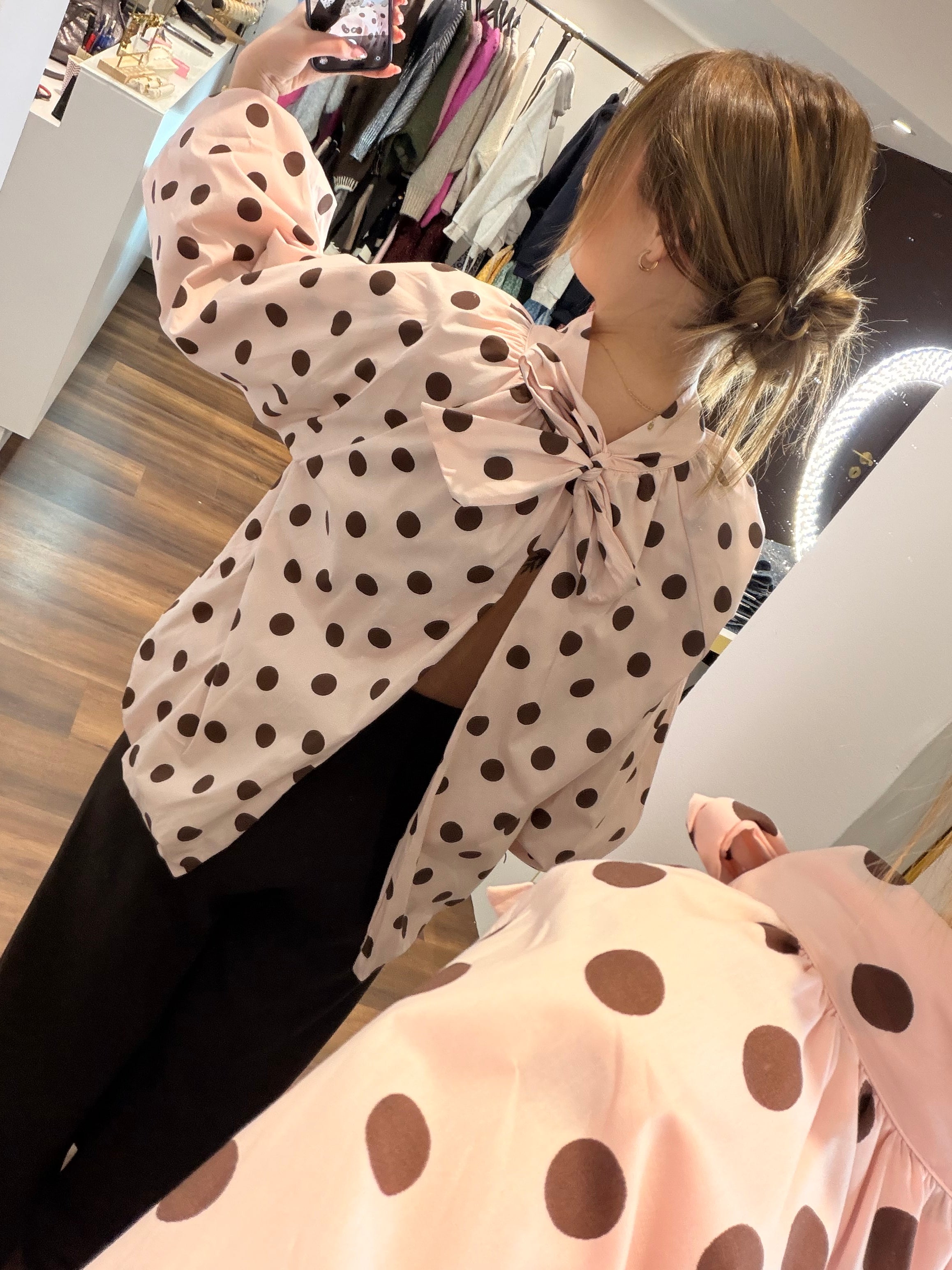 Blouse "ELINA" à pois