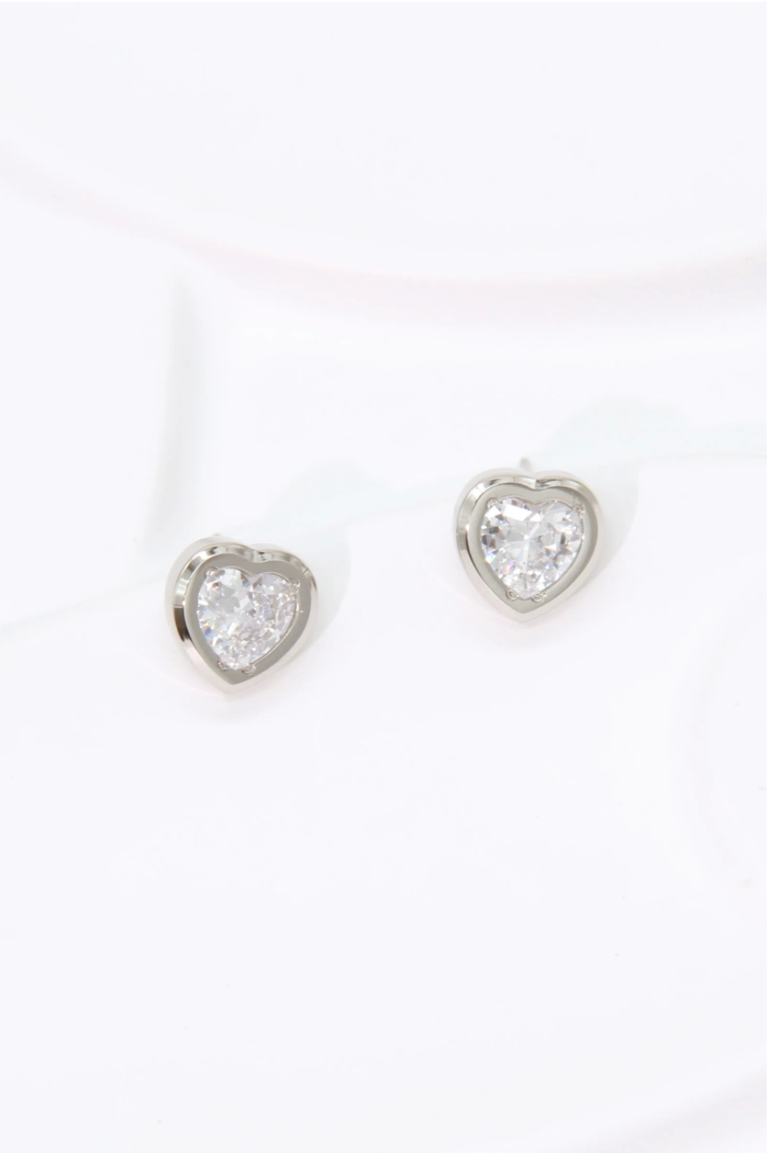 Boucles d'oreilles coeur