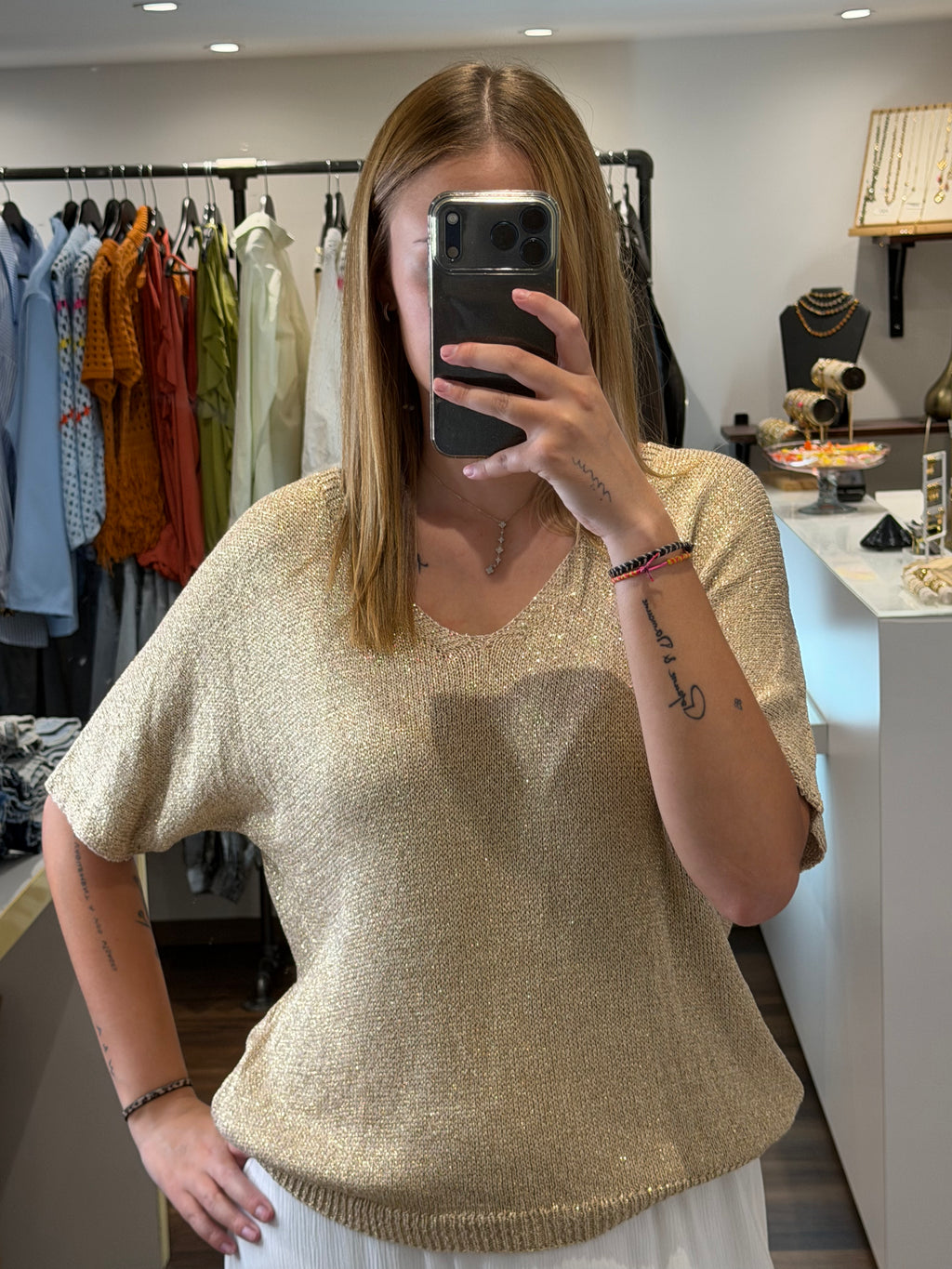 T-shirt paillettes