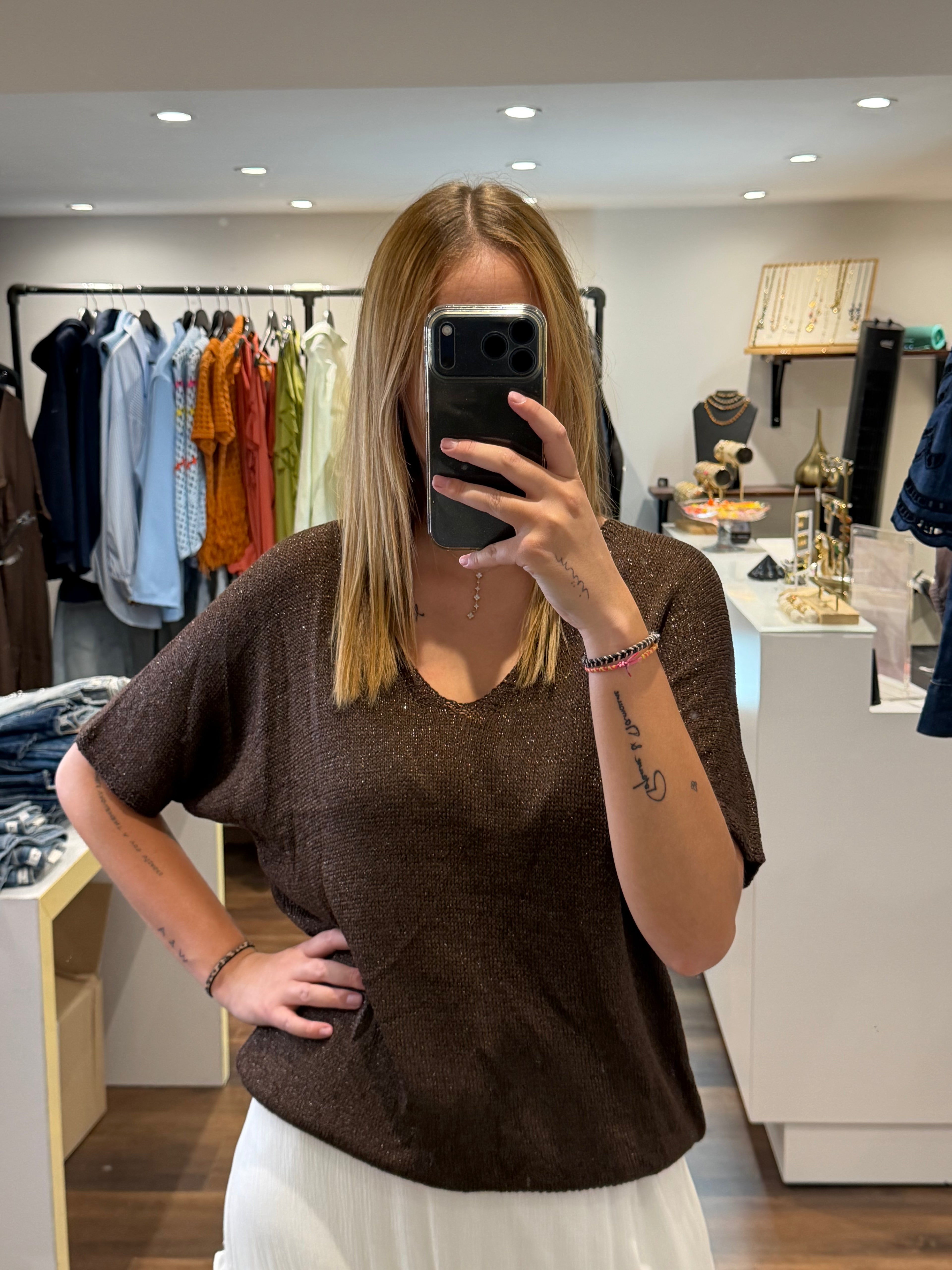 T-shirt paillettes