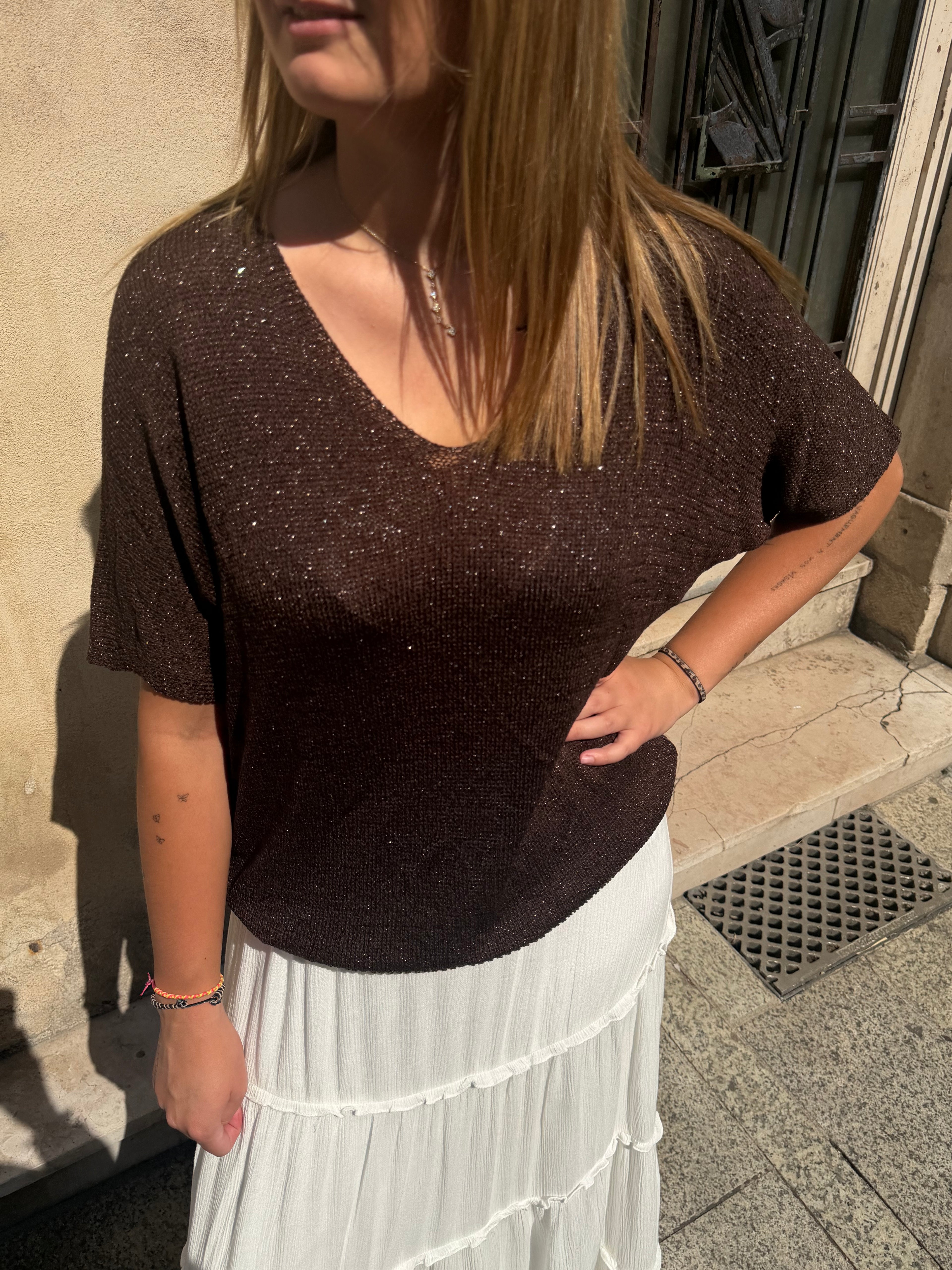 T-shirt paillettes