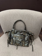 Sac "MILY" métallisé vieilli, S