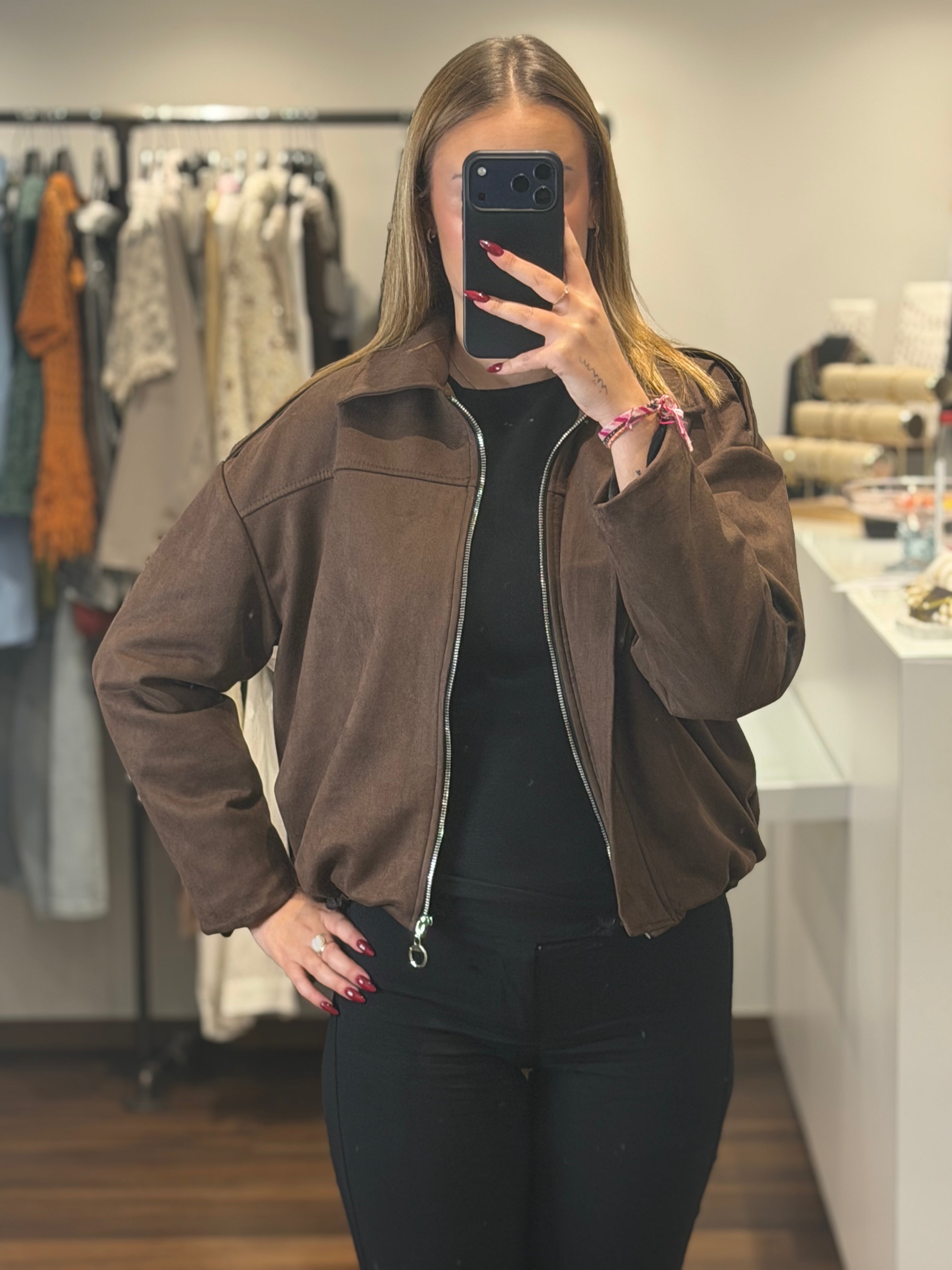 Veste GIULIA - Chocolat