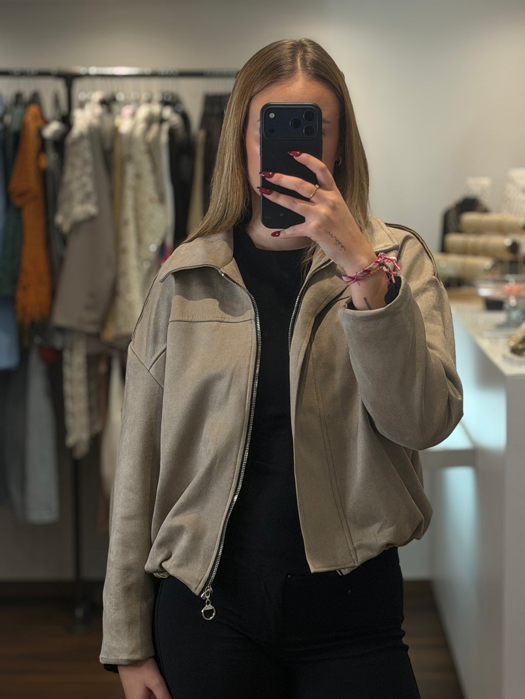 Veste GIULIA - Taupe