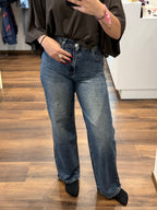 Jean à paillettes AURÉLIA - Bleu Denim