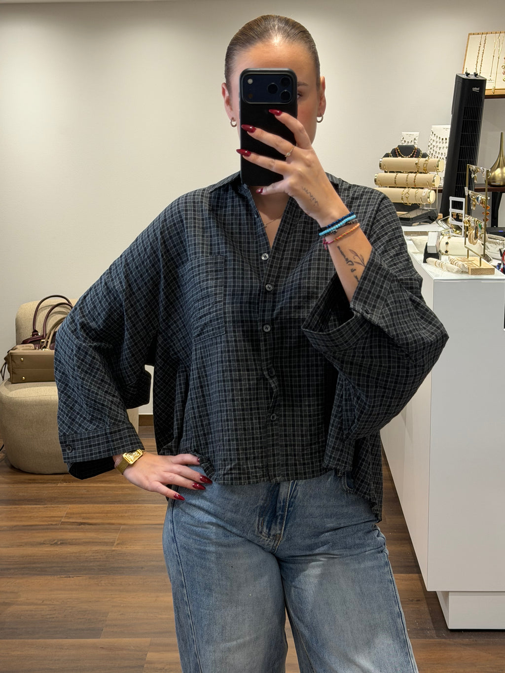 Chemise BILLIE - NOIR