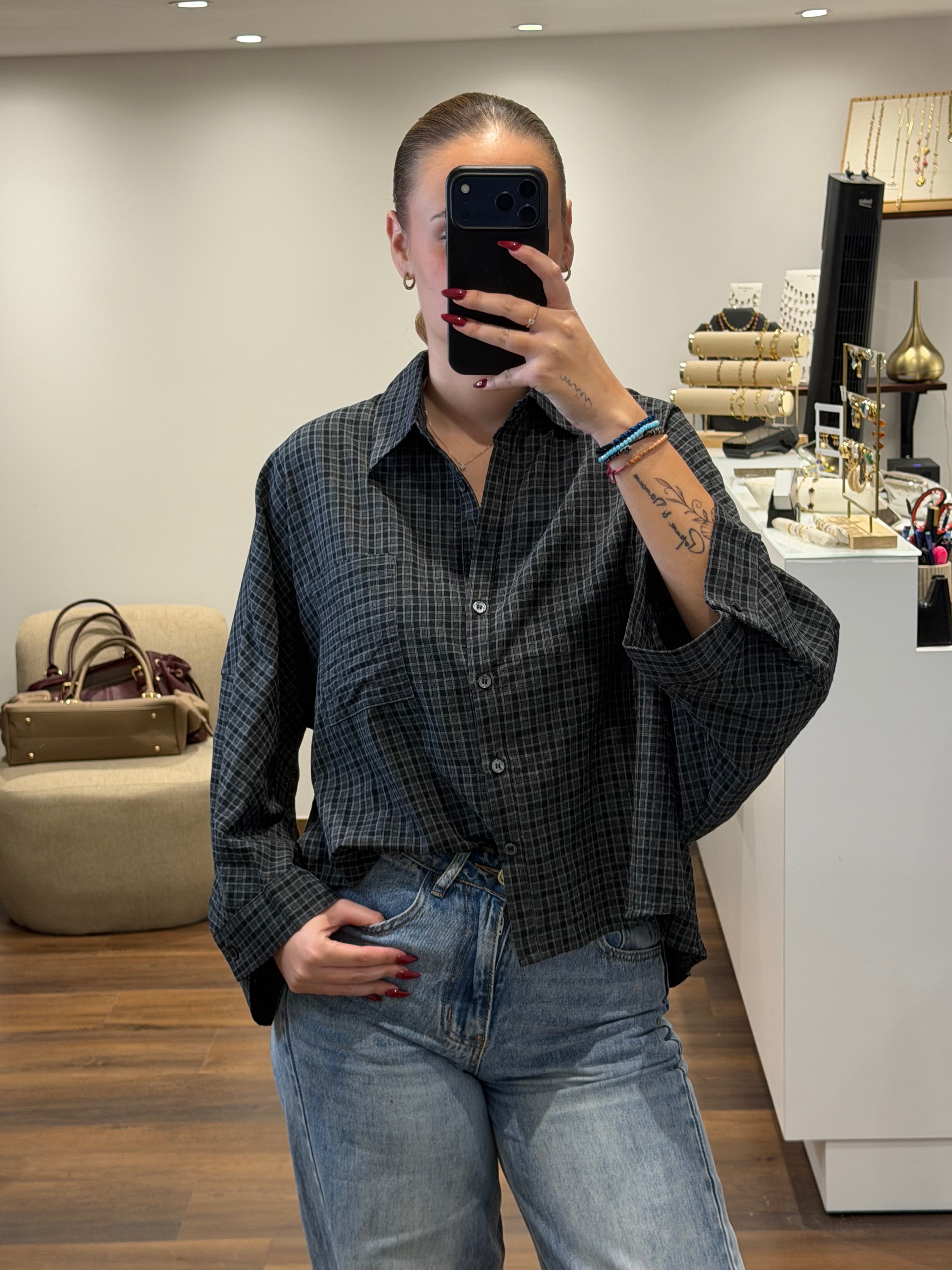 Chemise BILLIE - NOIR