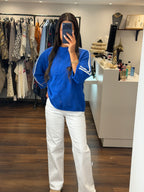 Pull LESLIE - Bleu