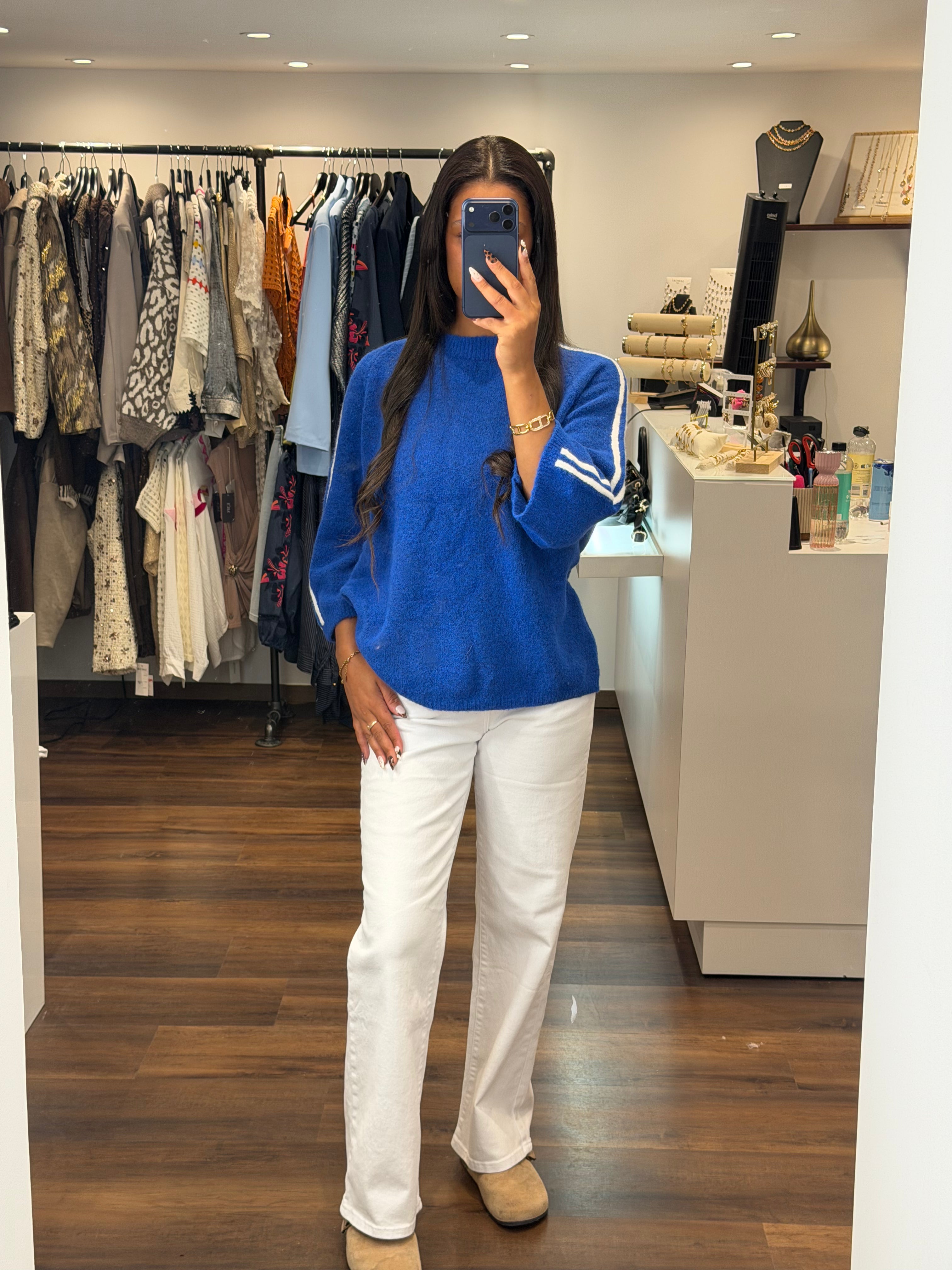Pull LESLIE - Bleu