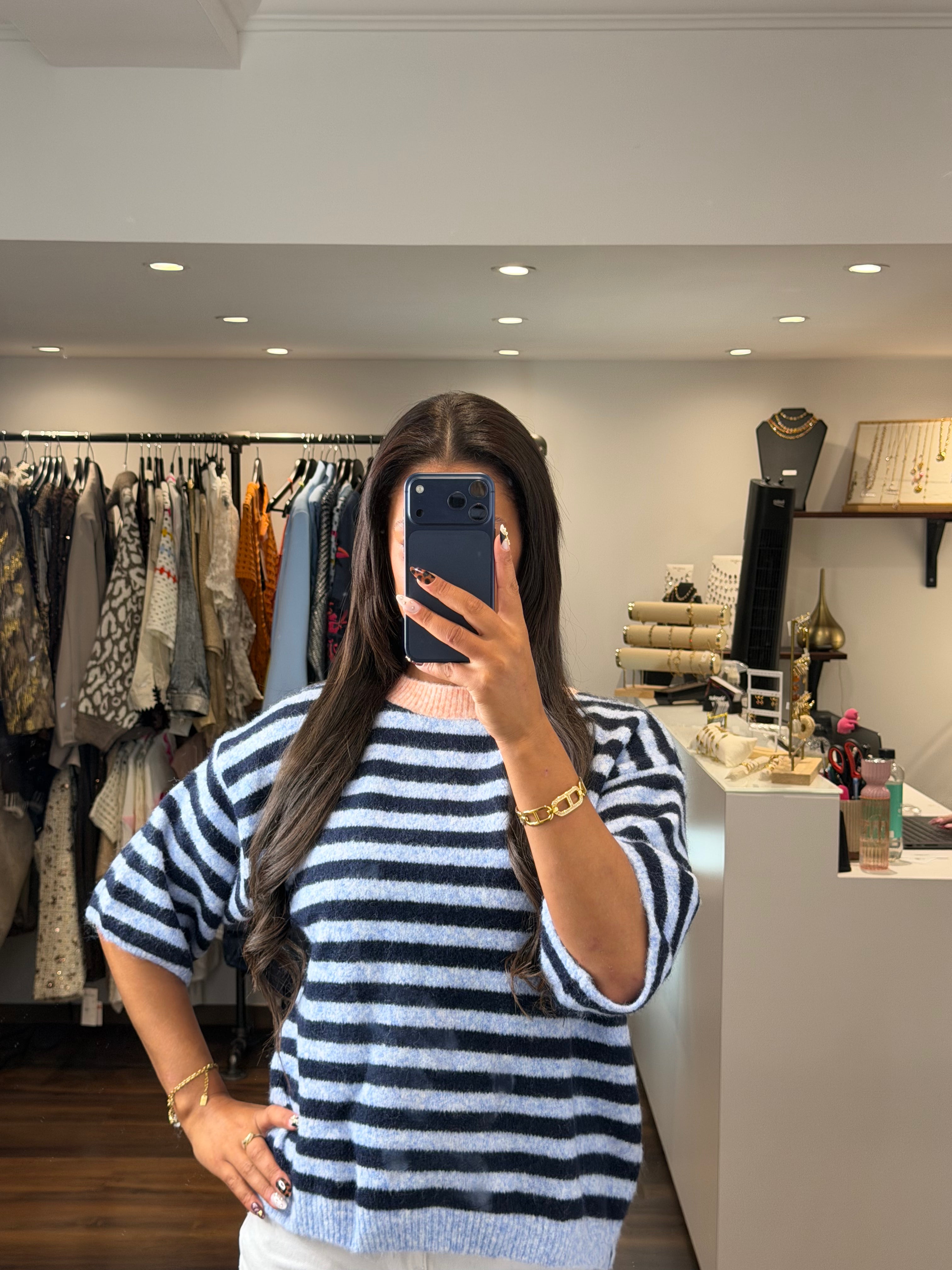 Pull ROMANE - Bleu foncé