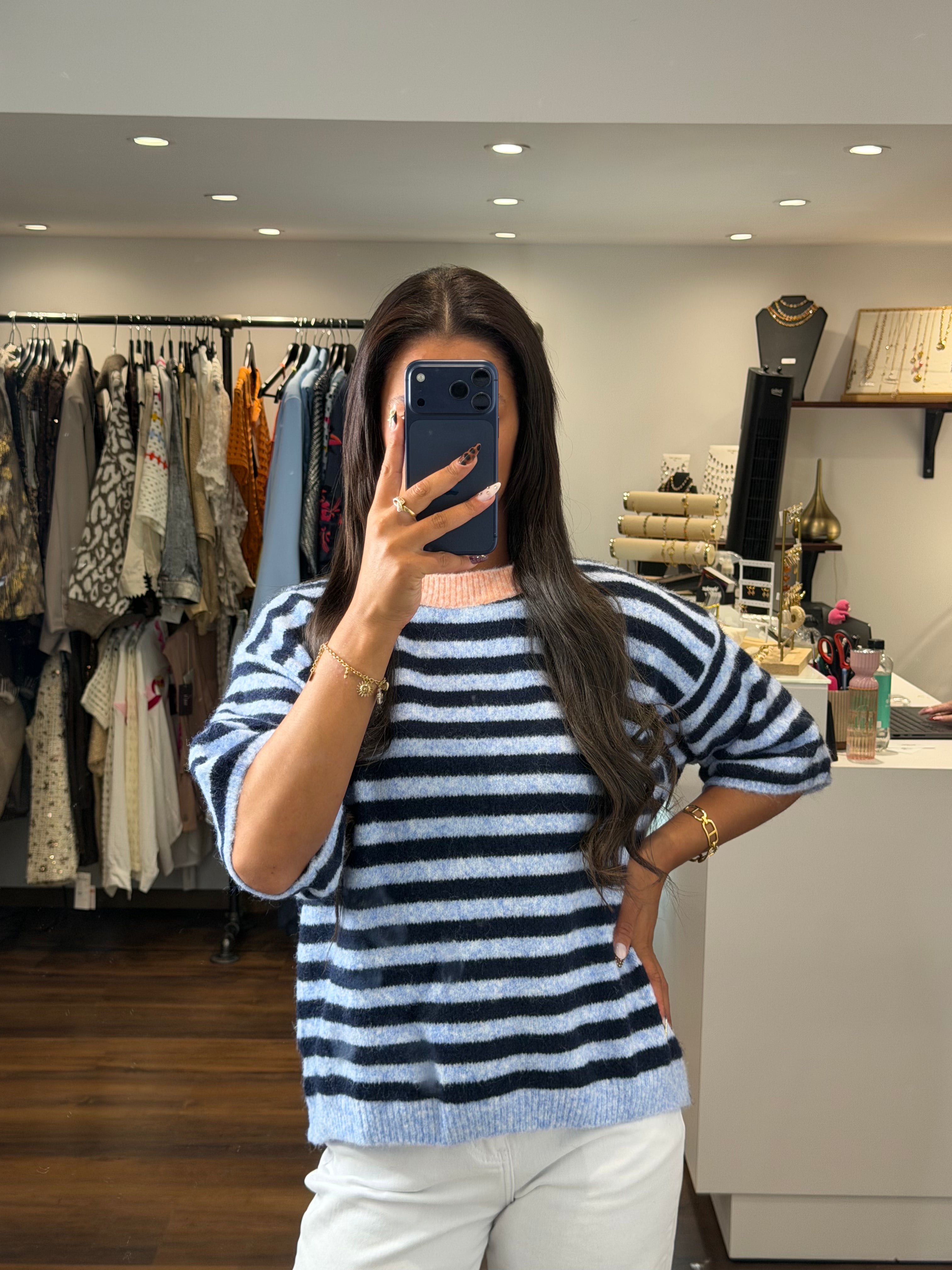 Pull ROMANE - Bleu foncé