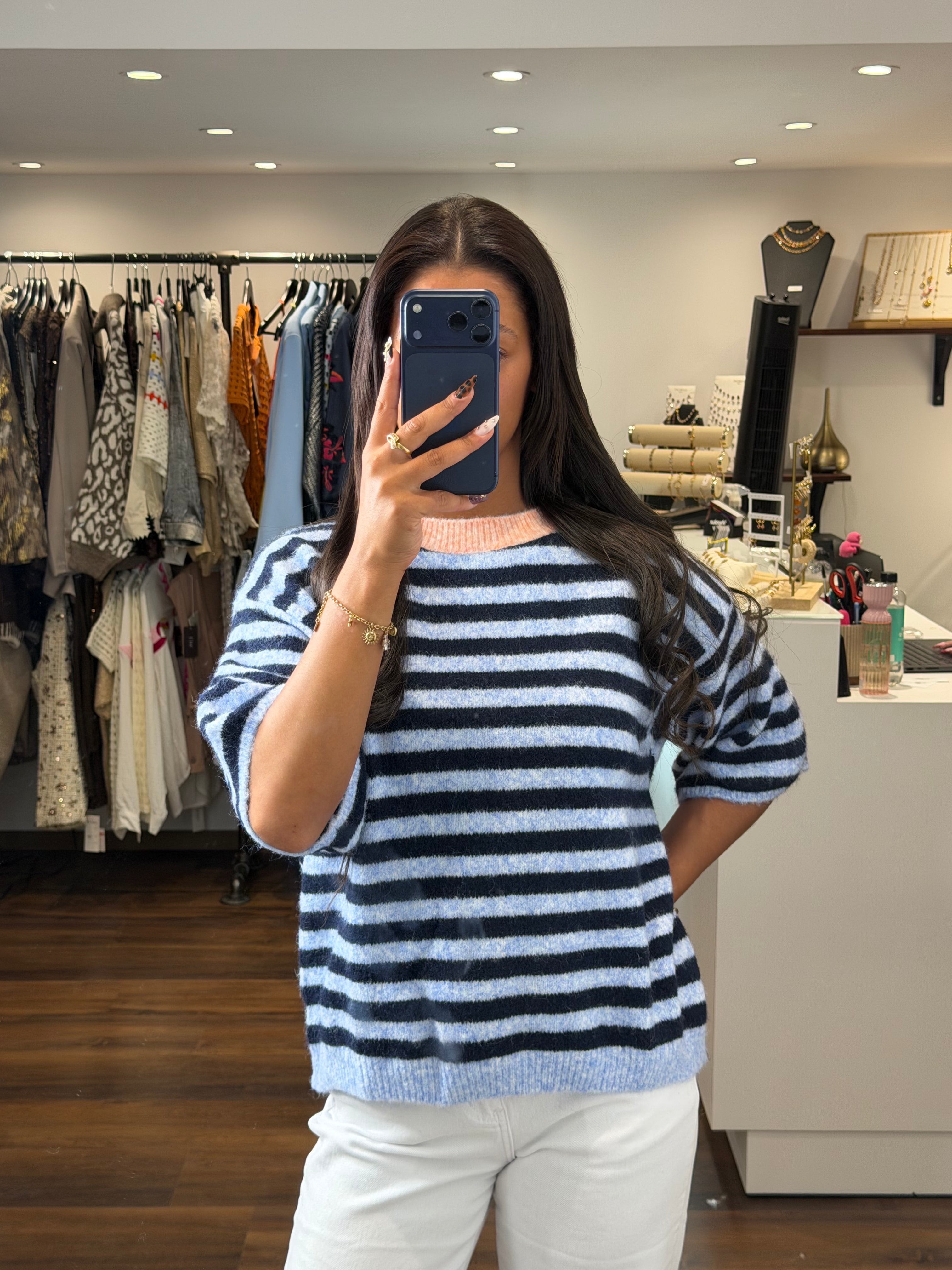 Pull ROMANE - Bleu foncé