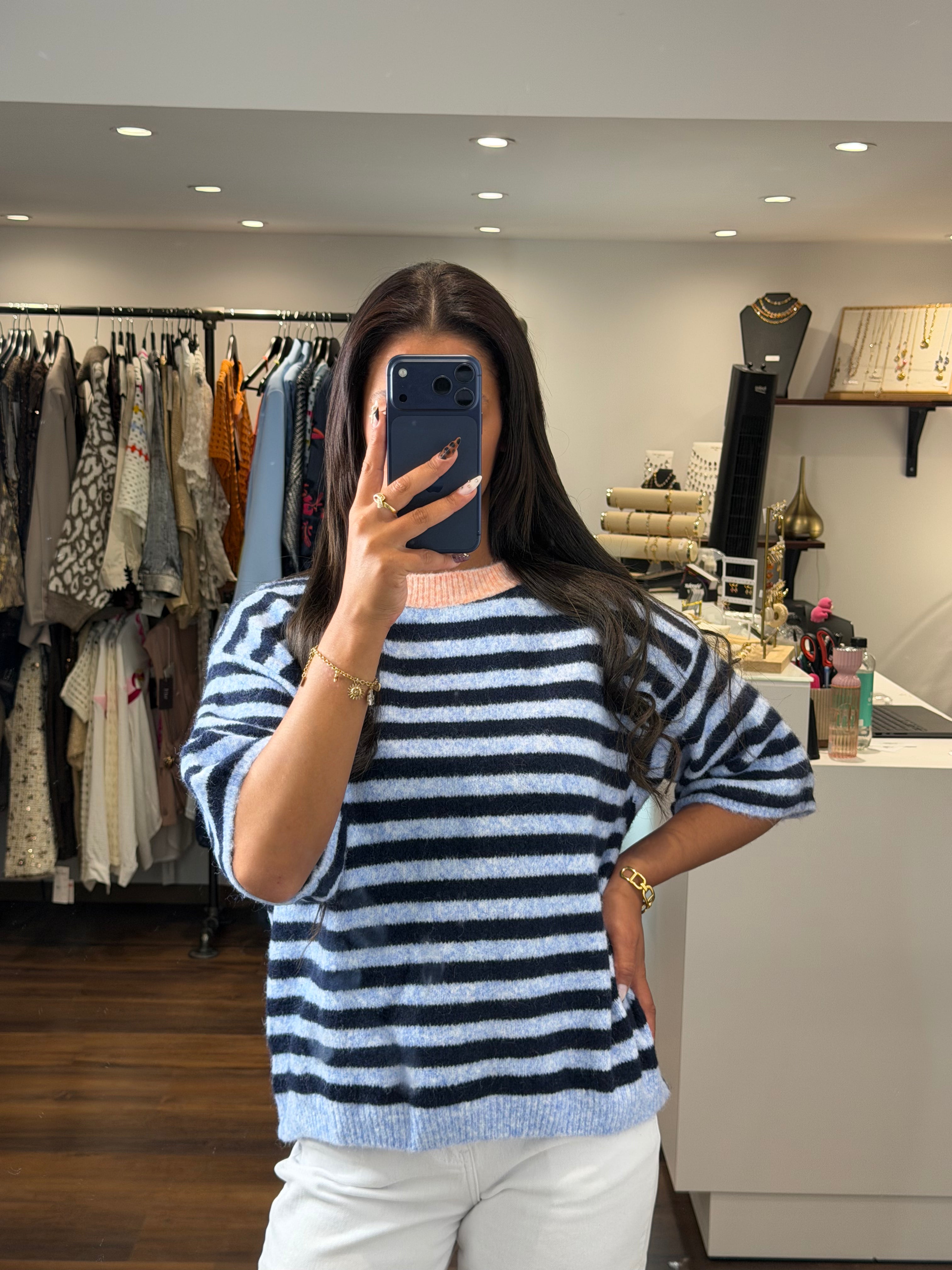 Pull ROMANE - Bleu foncé