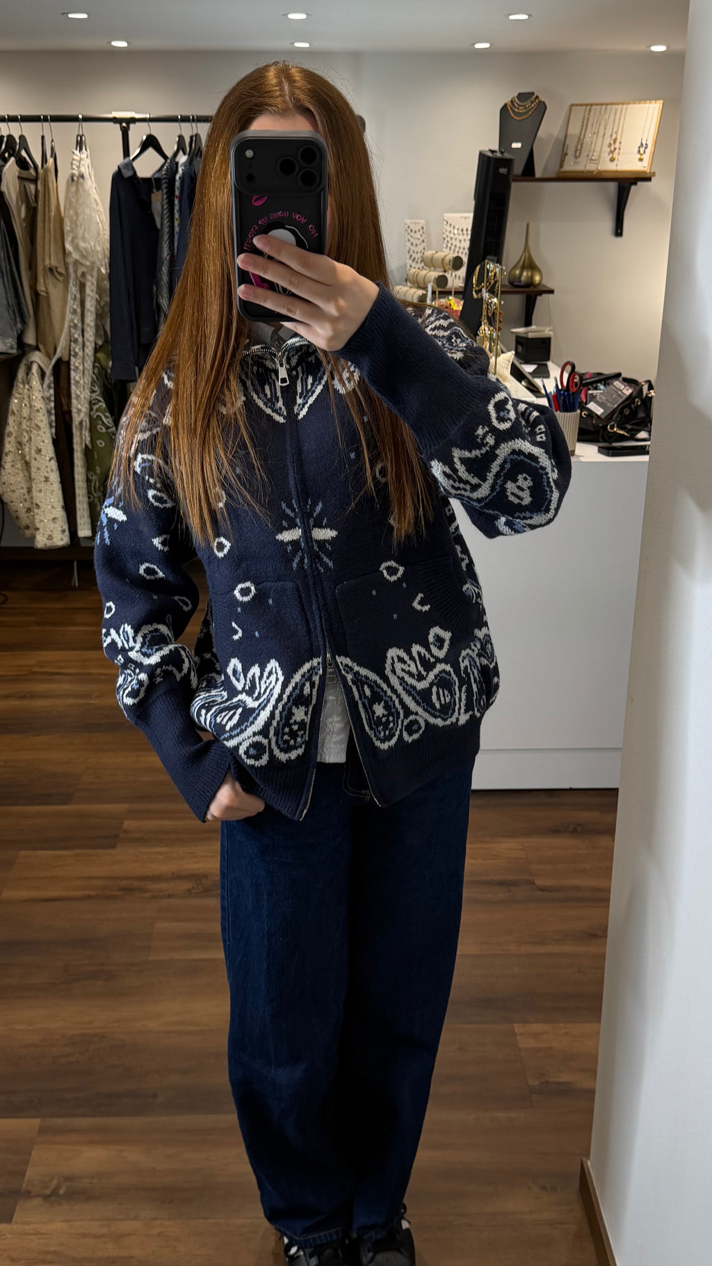 Gilet bandana - Bleu Marine