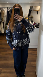 Gilet bandana - Bleu Marine