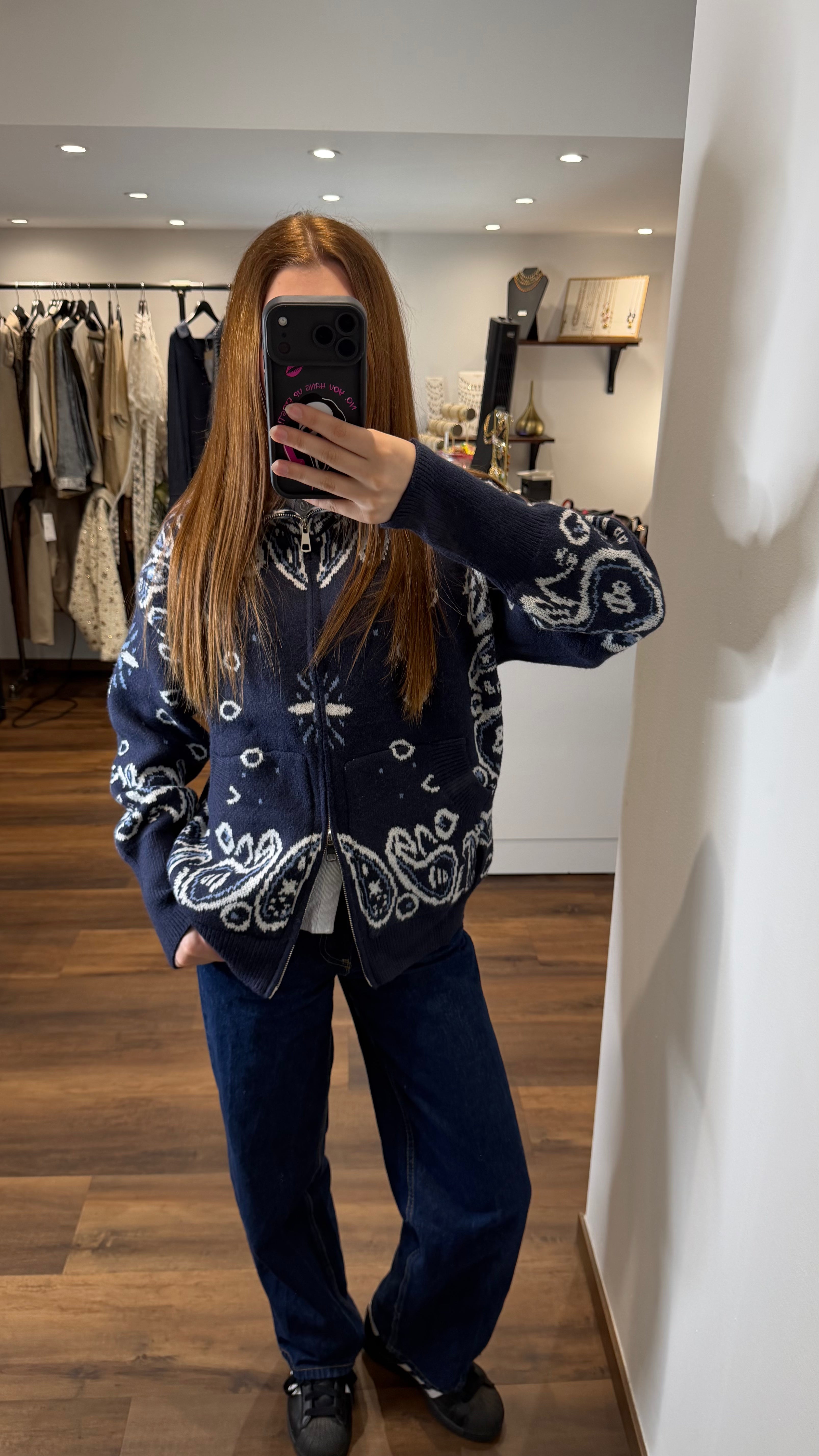 Gilet bandana - Bleu Marine