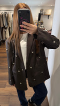 Blazer coeur - Chocolat