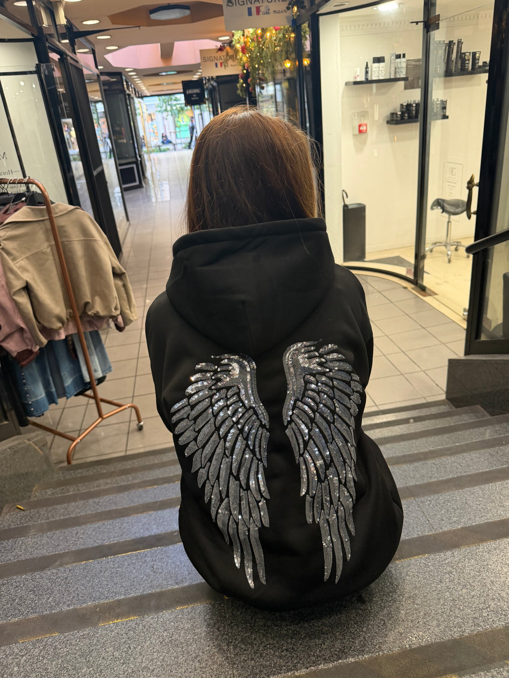 Sweat ANGEL - Noir
