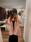 Blazer oversize à strass