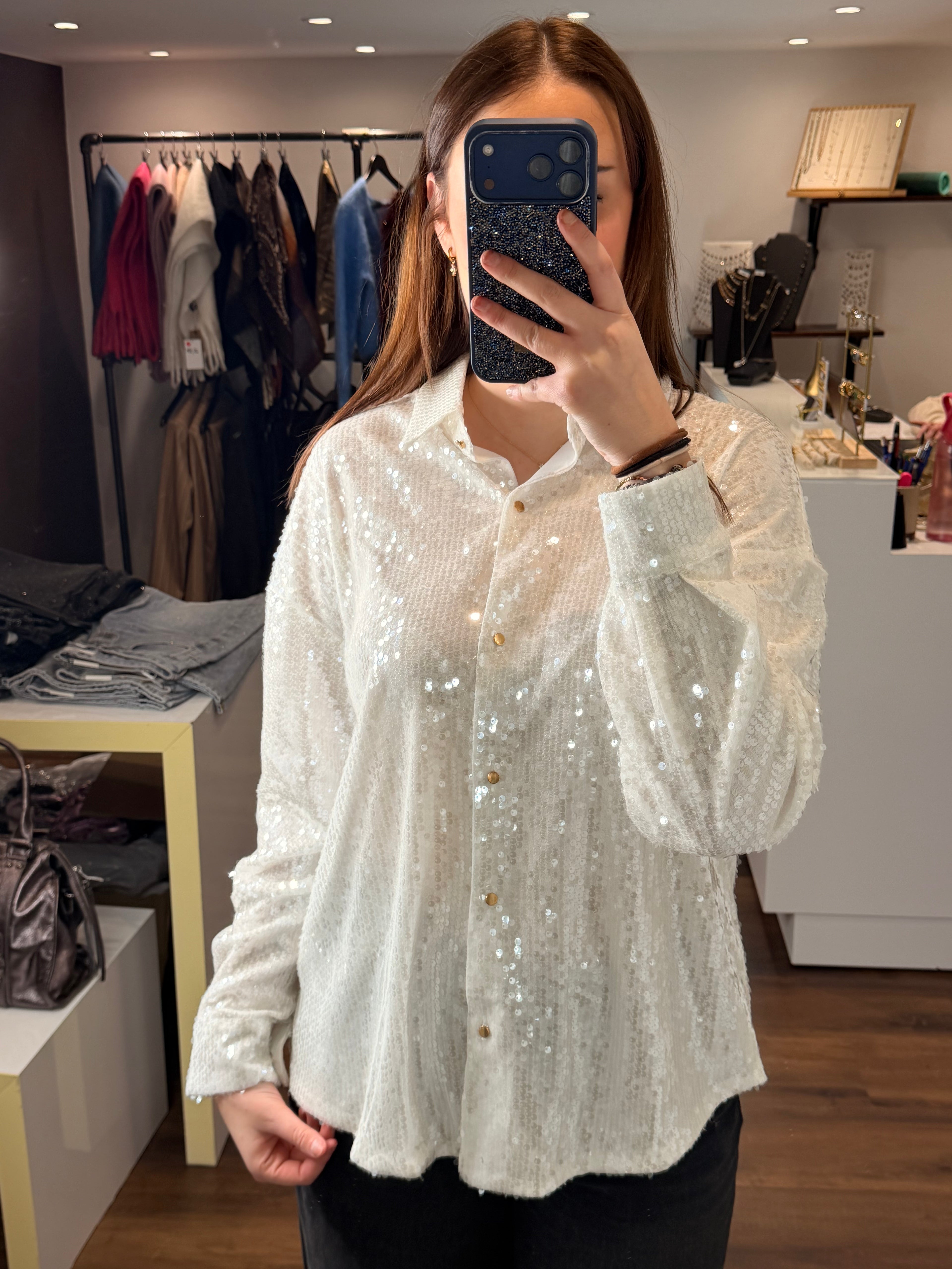 Chemise à sequins