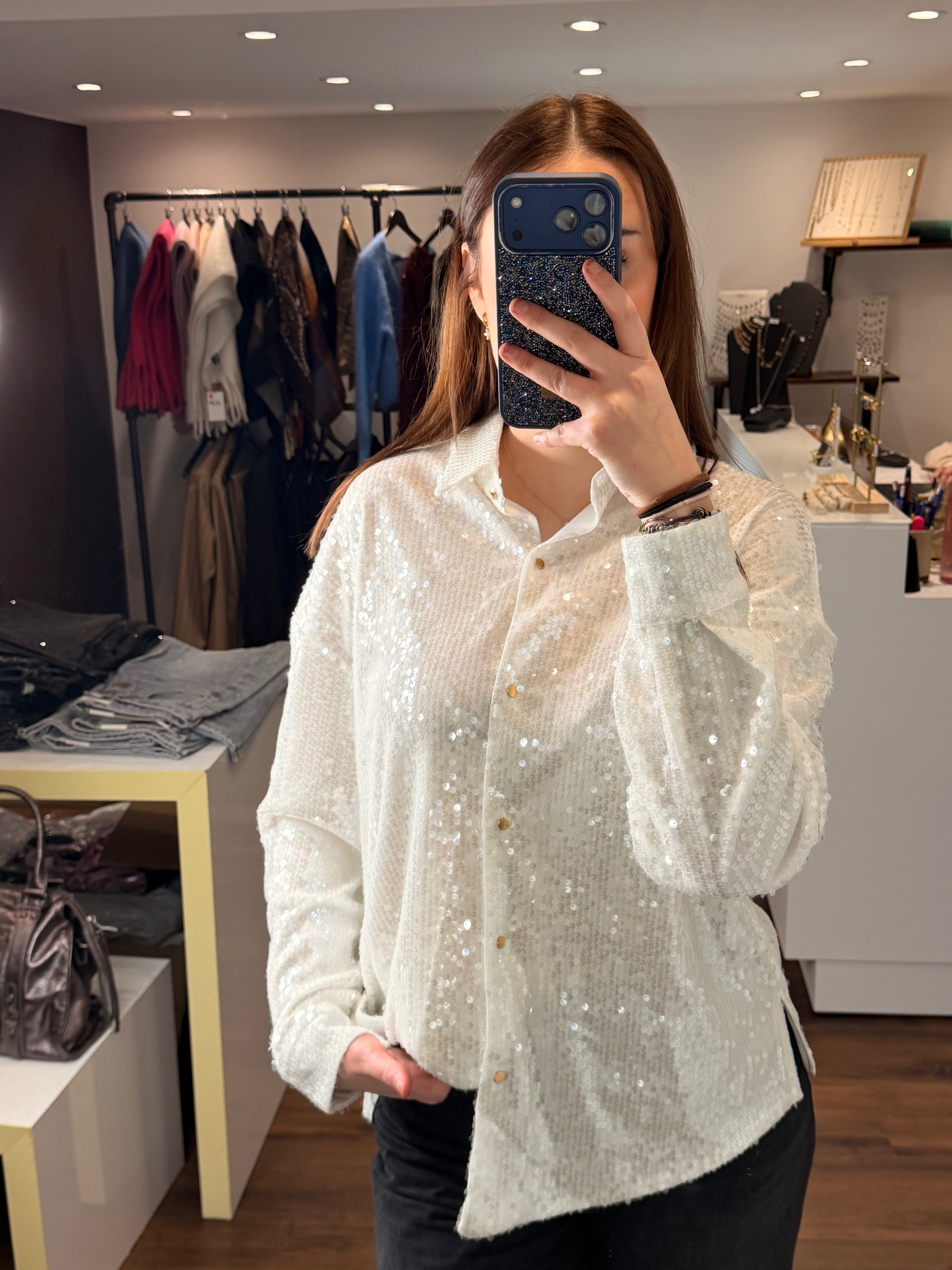 Chemise à sequins