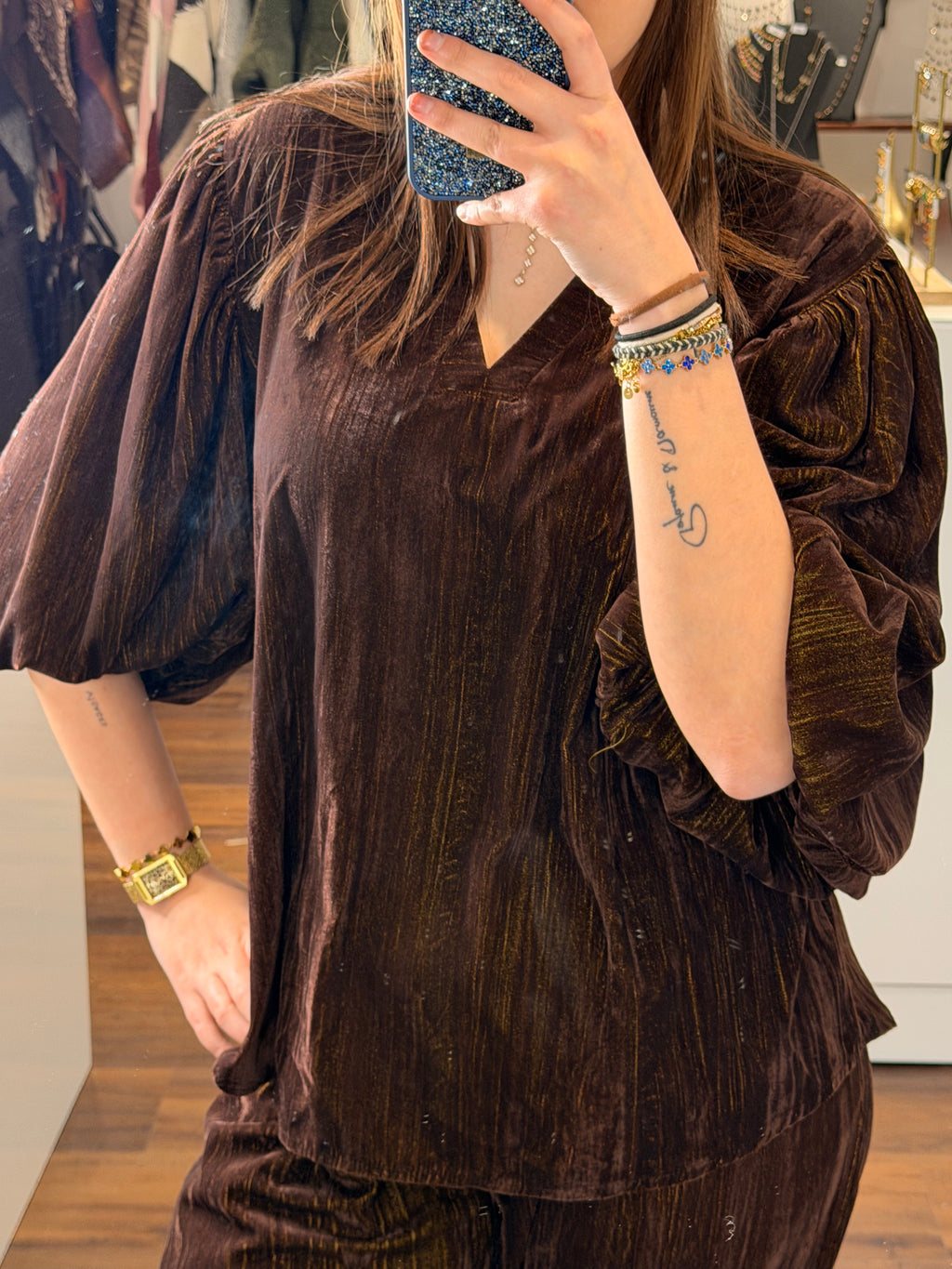 Haut velours "LOLA"