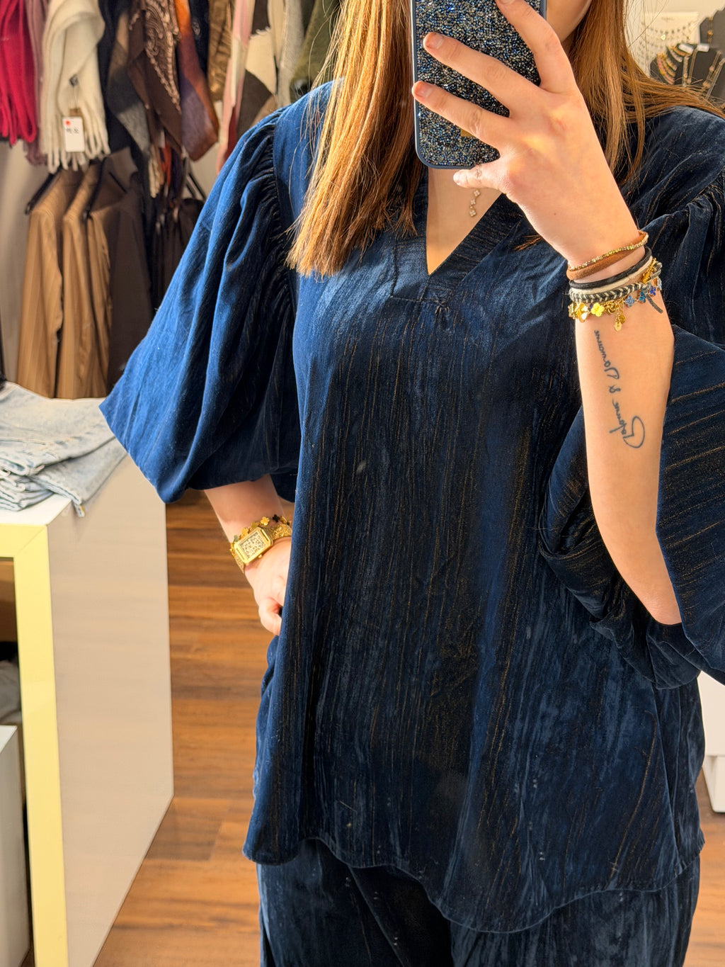 Haut velours "LOLA"