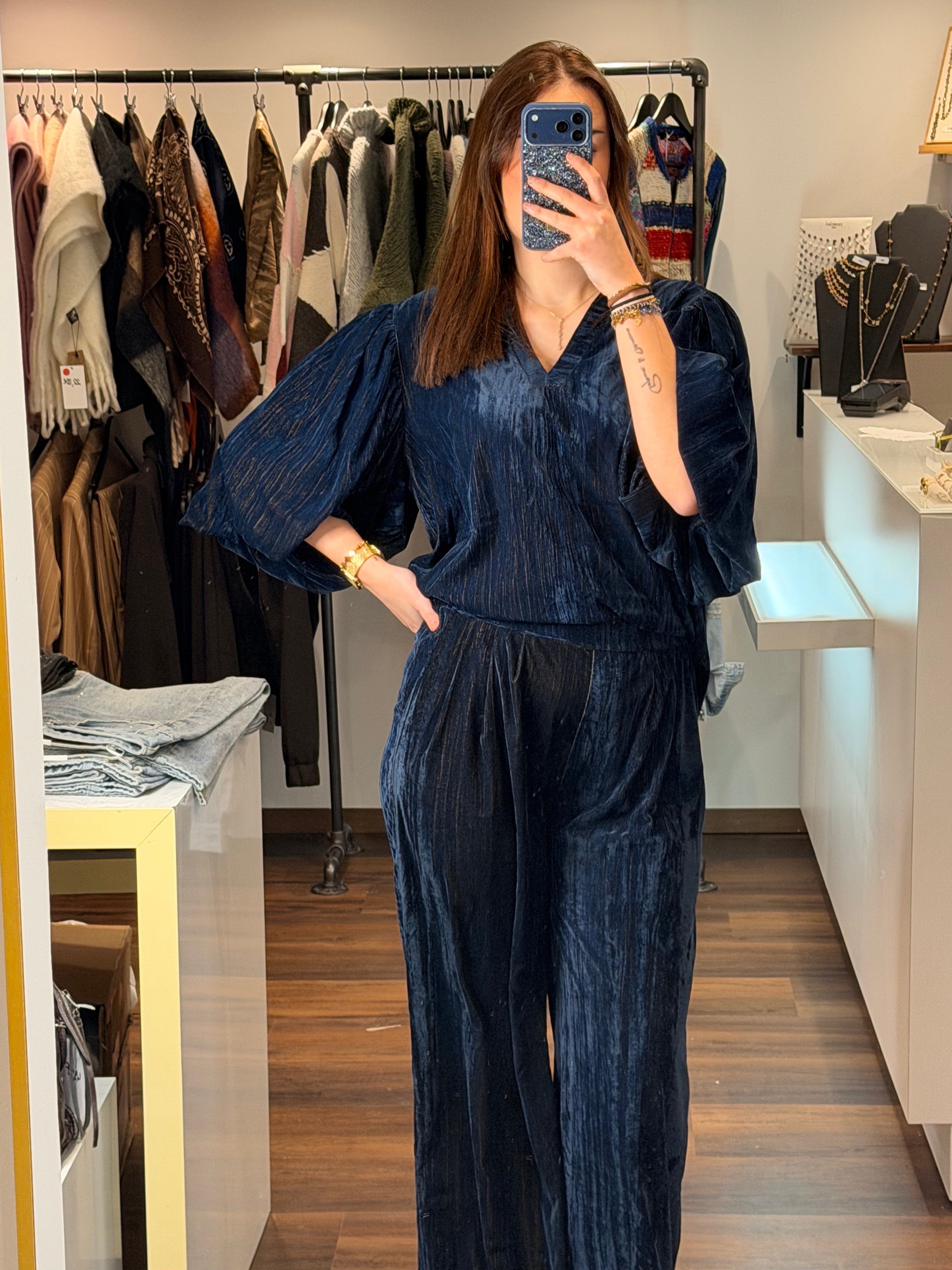 Pantalon velour "LOLA"