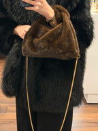 Mini sac fourrure