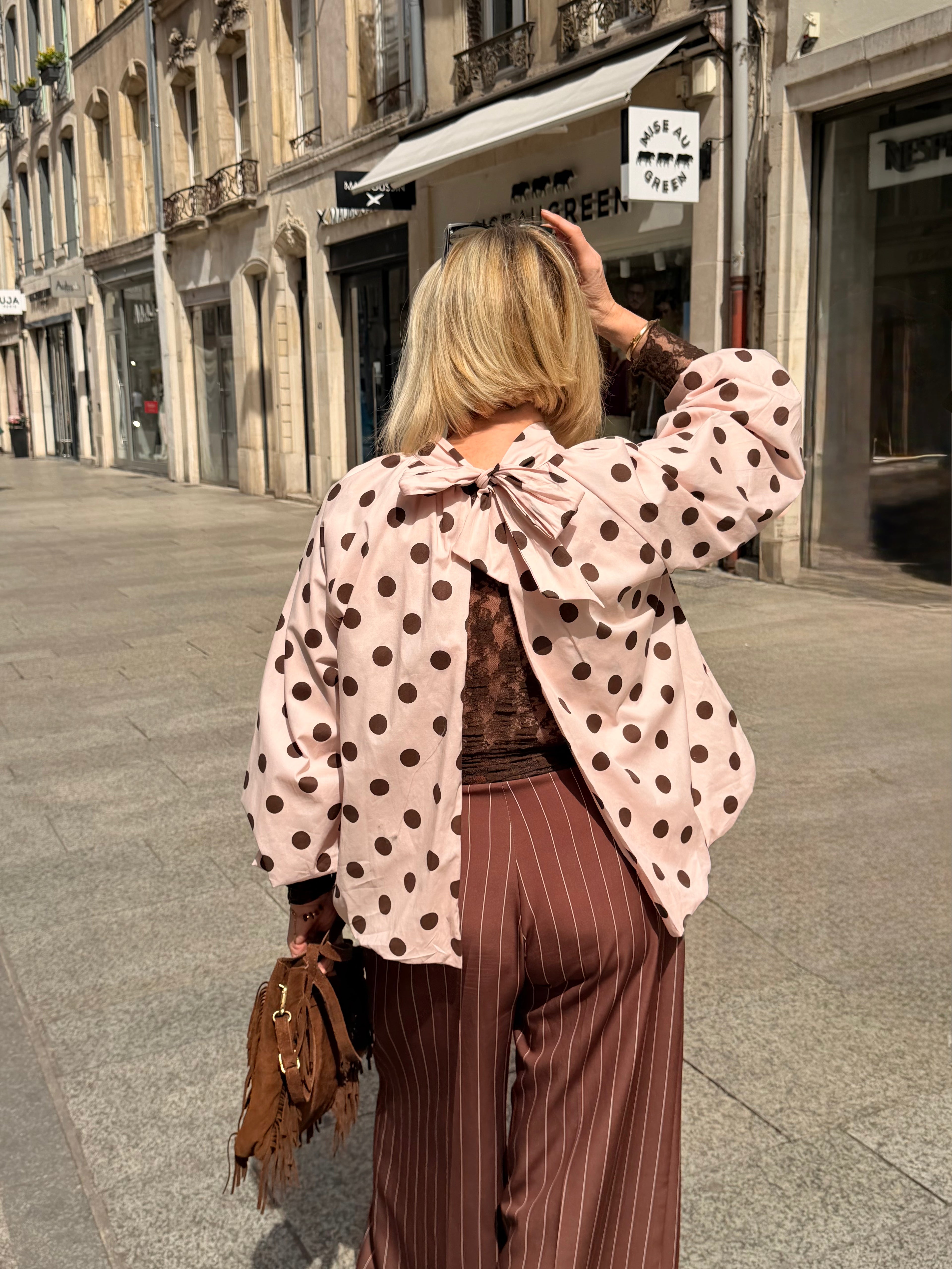 Blouse "ELINA" à pois