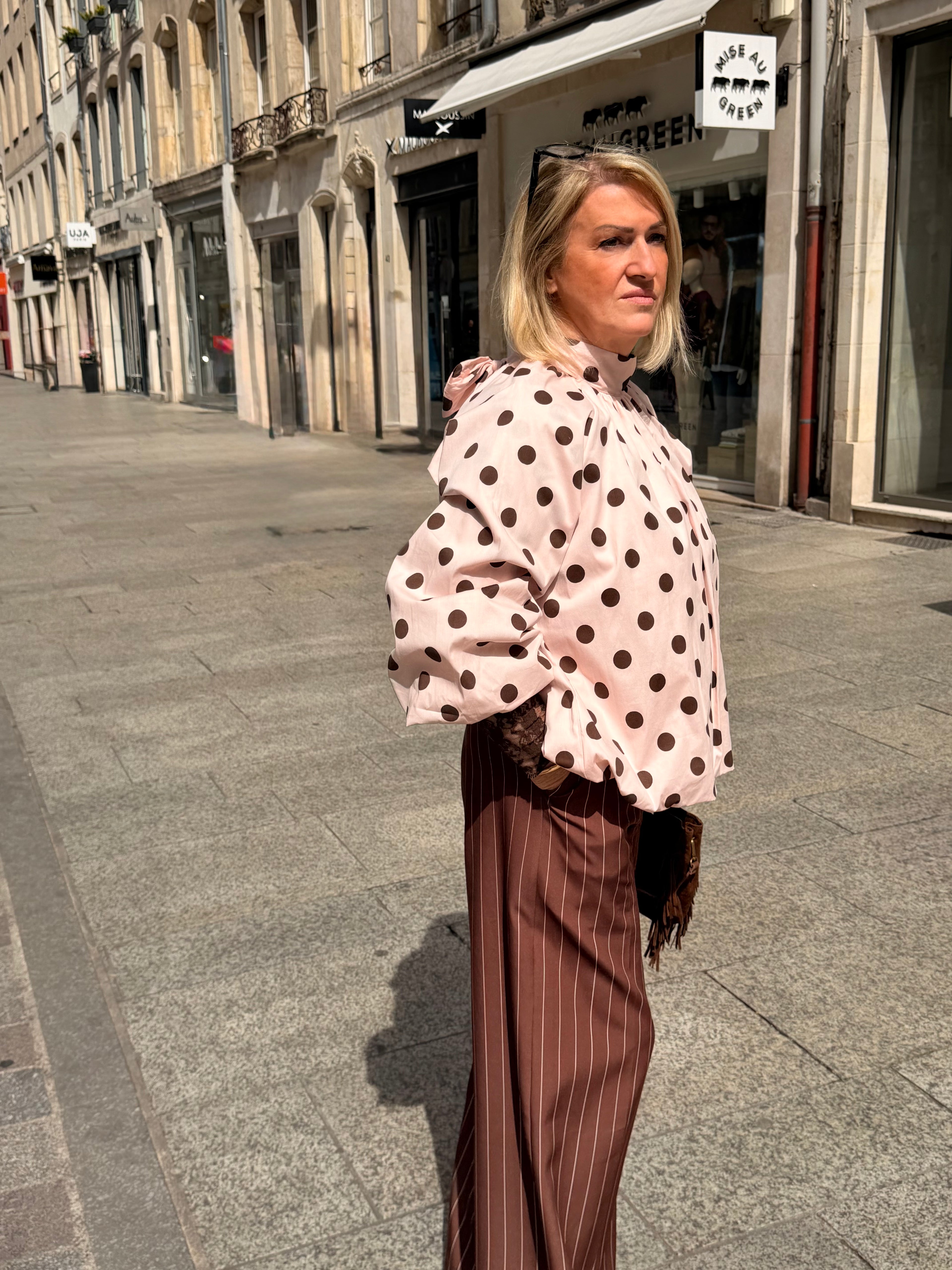 Blouse "ELINA" à pois