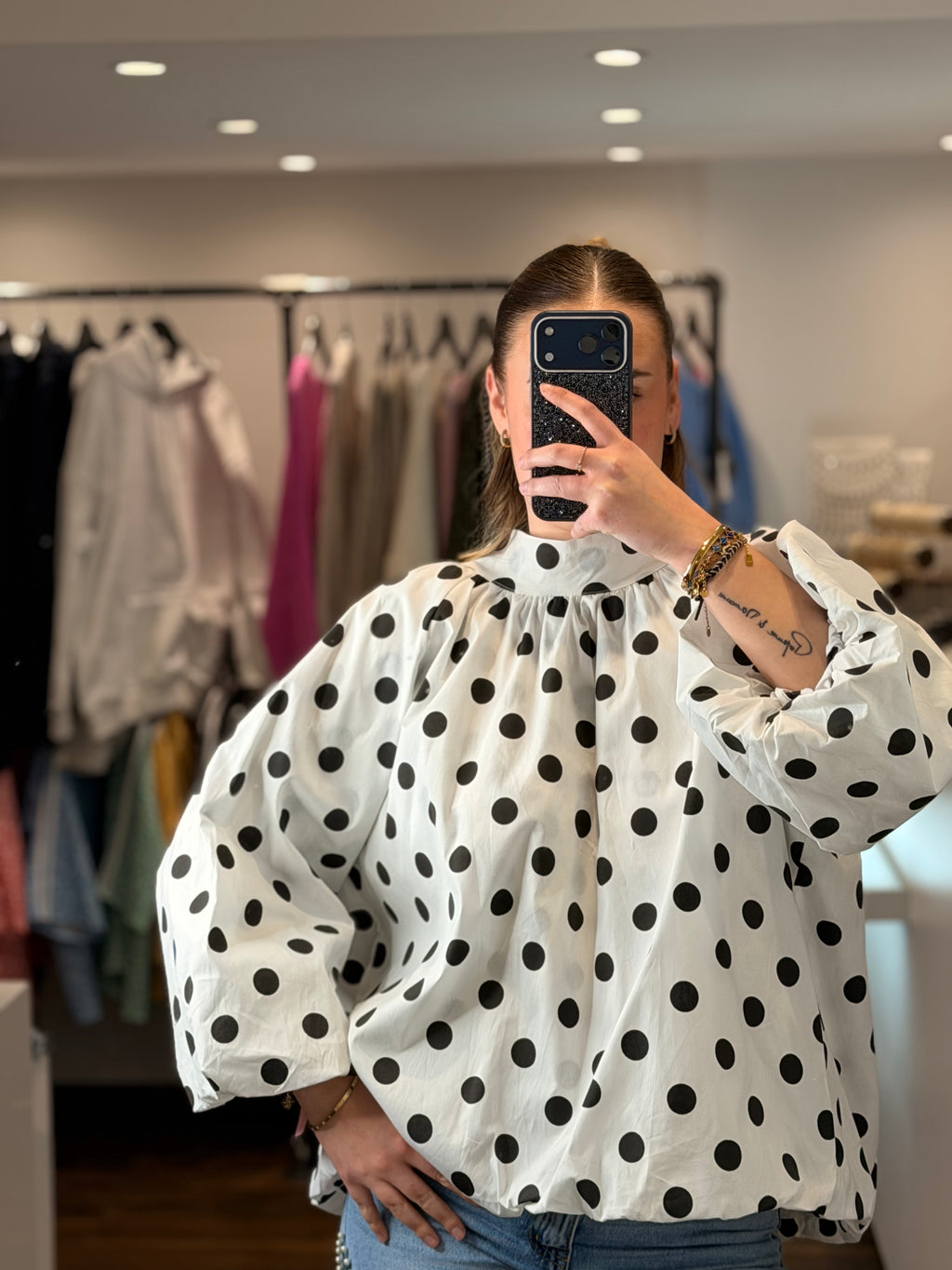 Blouse "ELINA" à pois