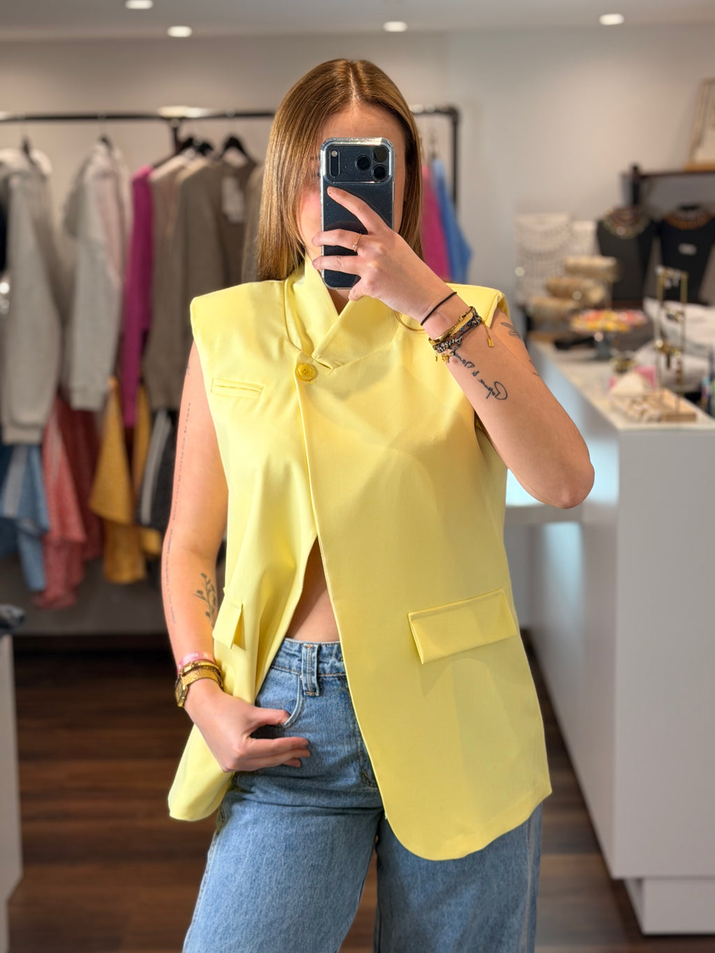 Blazer "CÉLIA" sans manche