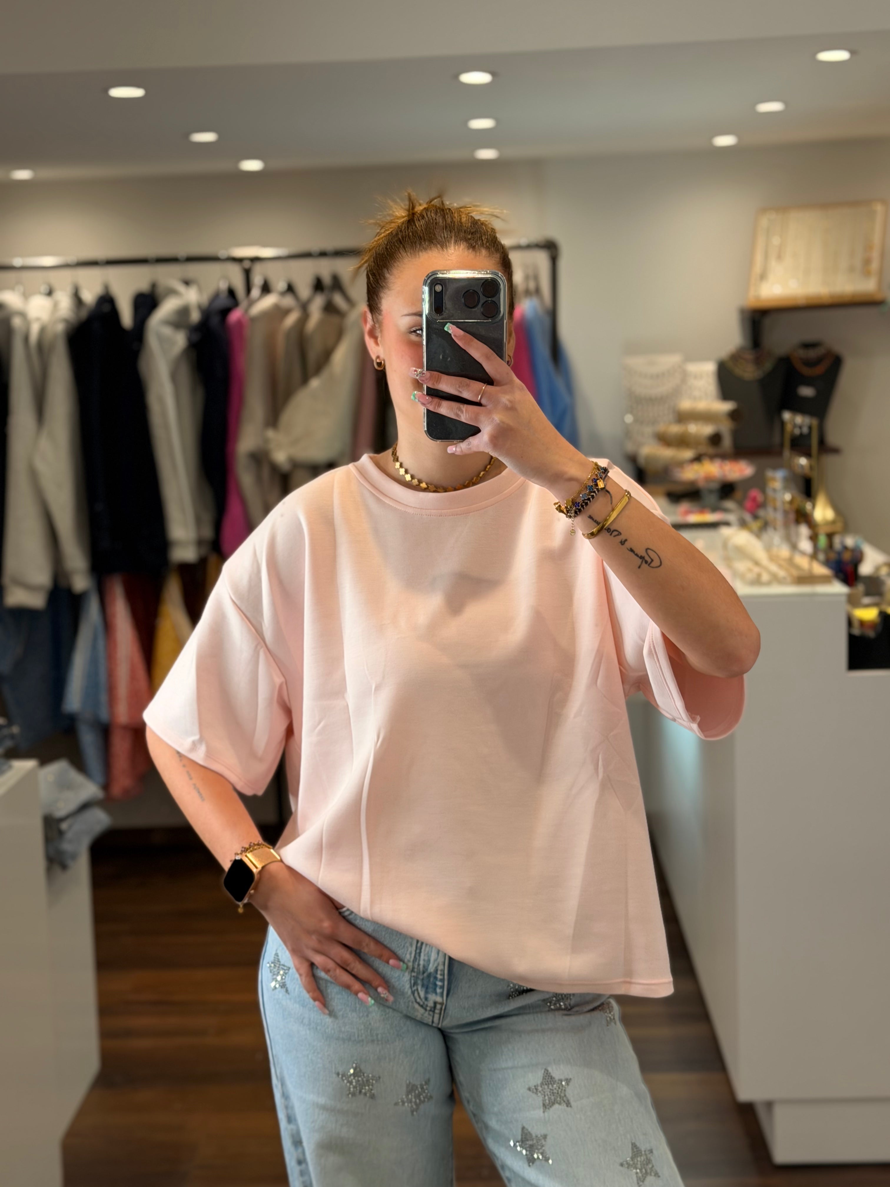 T-shirt coeur dentelle